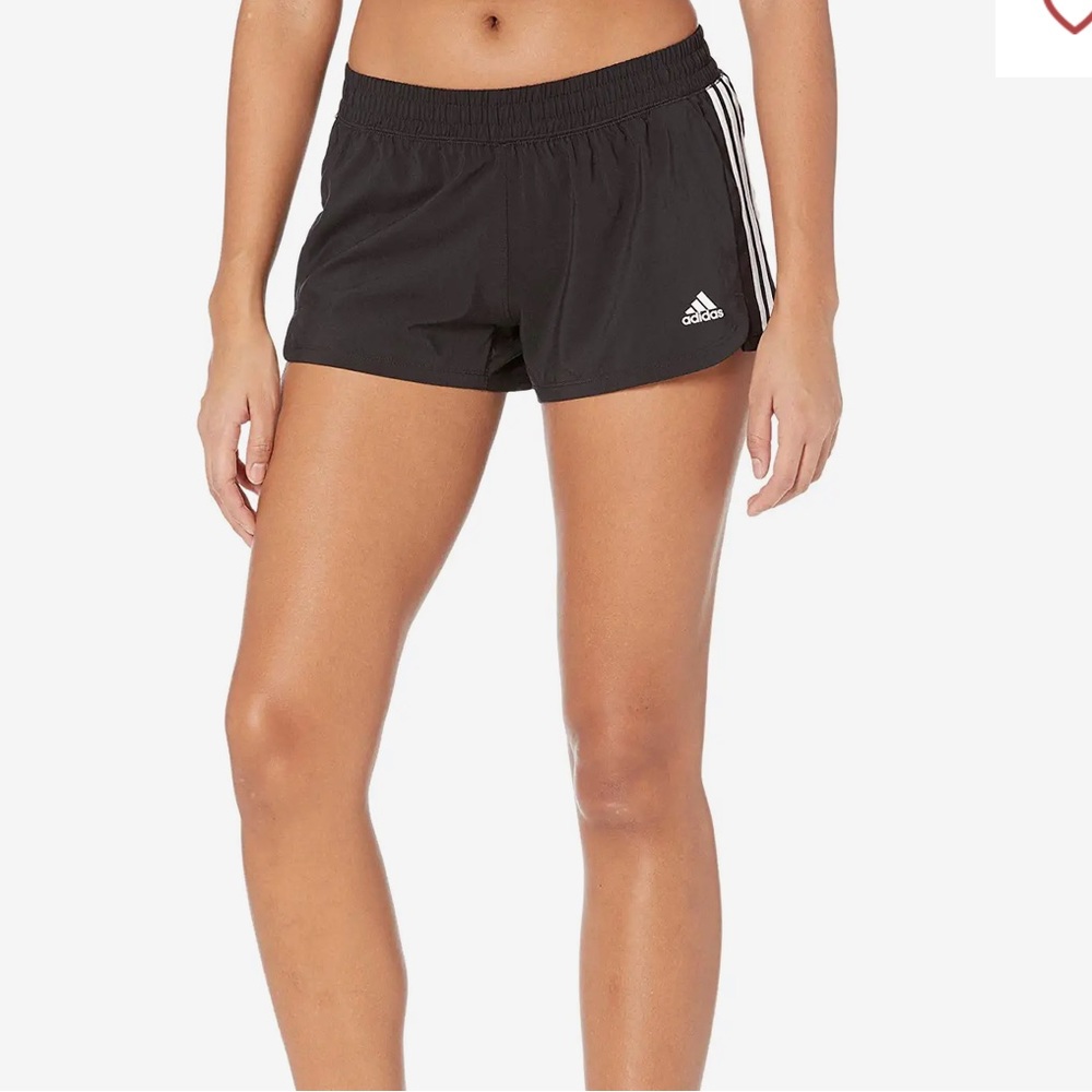 adidas Pacer 3-Stripes Women Shorts color black size XL new with tags - Picture 1 of 10